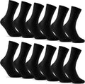 Socken — für Herren, aus Baumwolle, schwarz