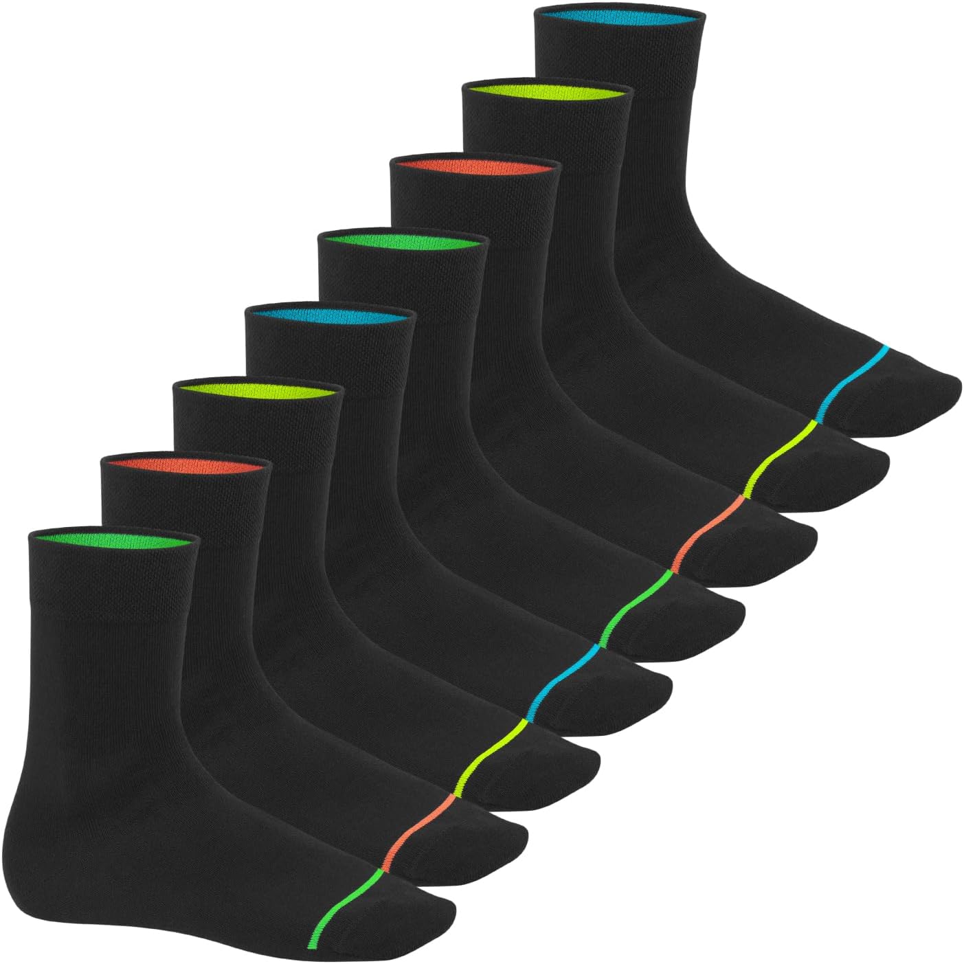 Socken: unisex, Neon-Design