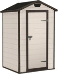 Keter Gartenhaus Manor 4x3, Beige, 1,76m³ Volumen, wetterbeständig