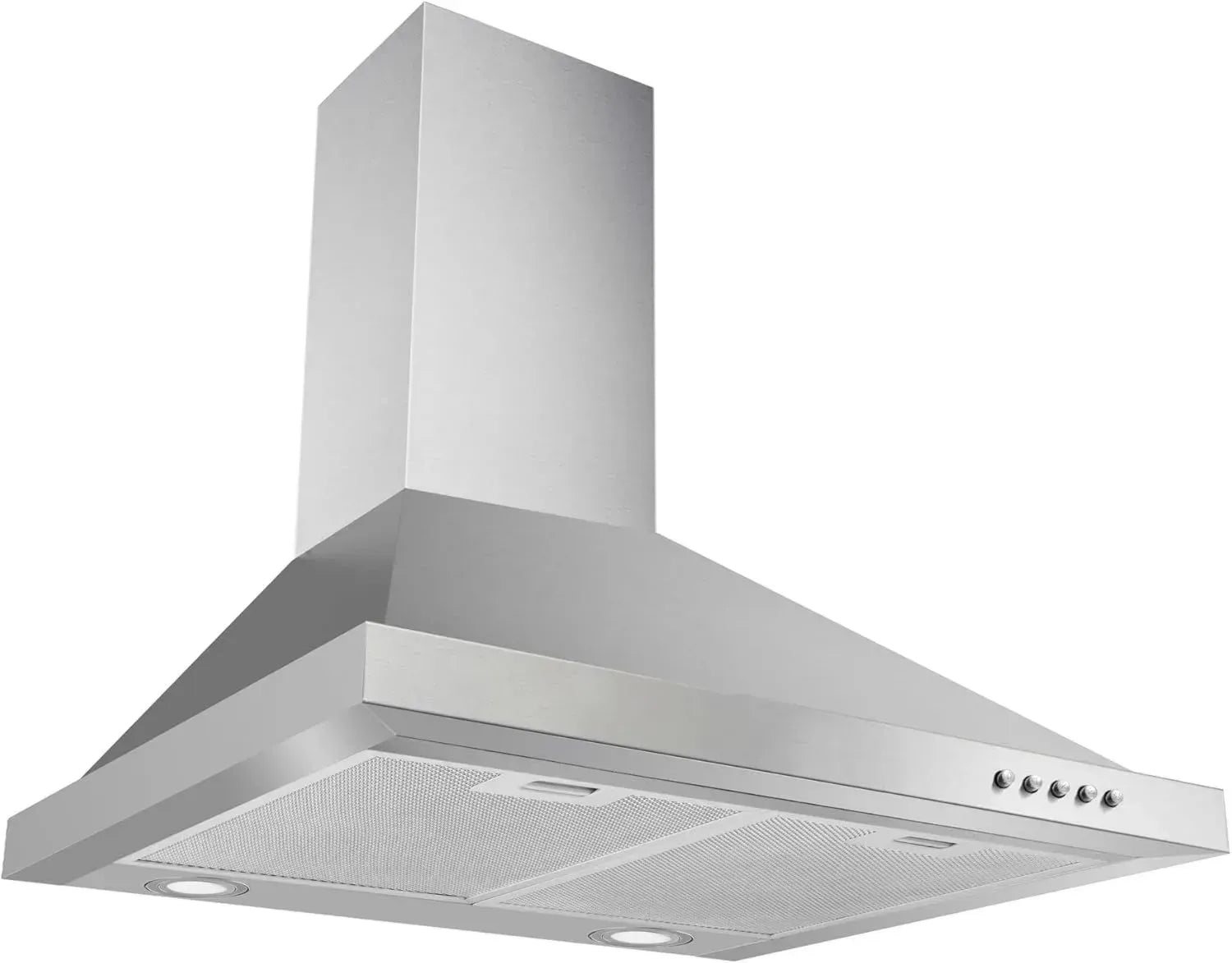 Respekta 60 cm Dunstabzugshaube aus Edelstahl mit Abluft- und Umluftmodus, Energieklasse A, Leise 56 – 70,3 dB